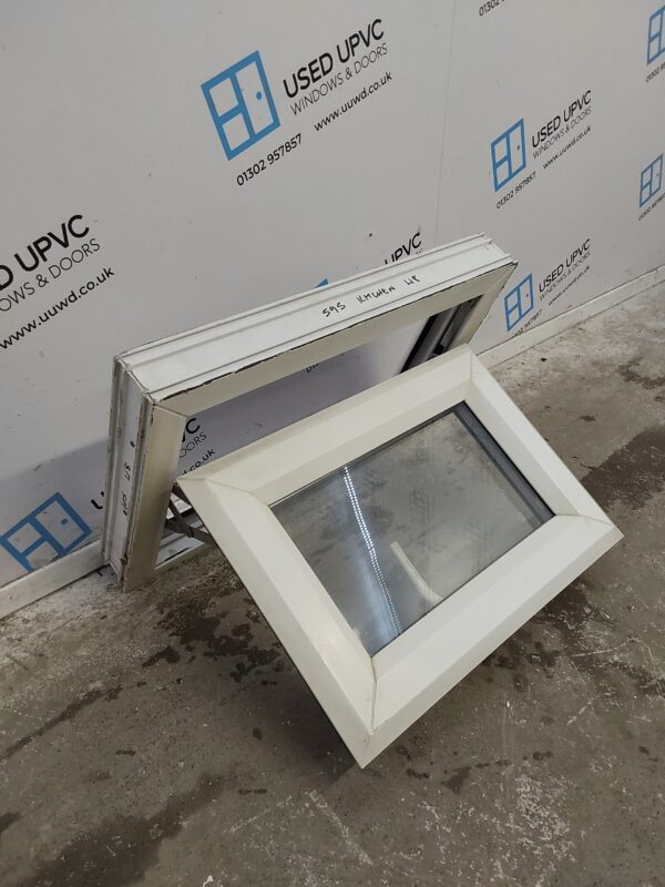 Used White Upvc Window 590mm x 415mm W0231 - Image 3