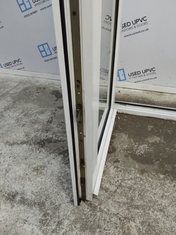 Used White Upvc French Doors 1355mm x 2000mm (Reduce To 1325mm) EA7 - Image 6