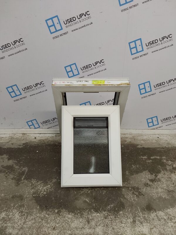 Used White Upvc Window 465mm x 620mm W0379 - Image 2