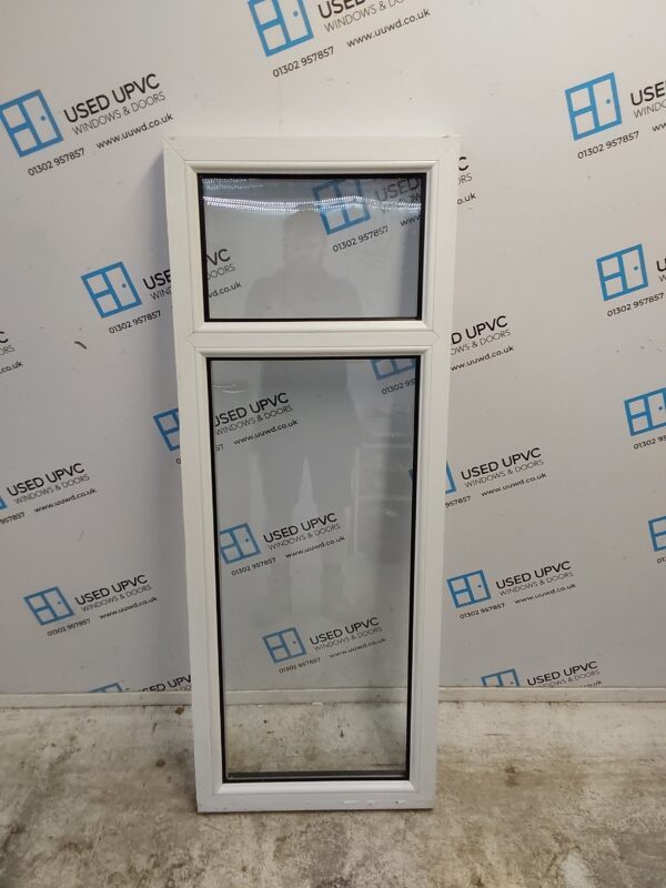 Used White Upvc Window 550mm x 1430mm W0123 - Image 2