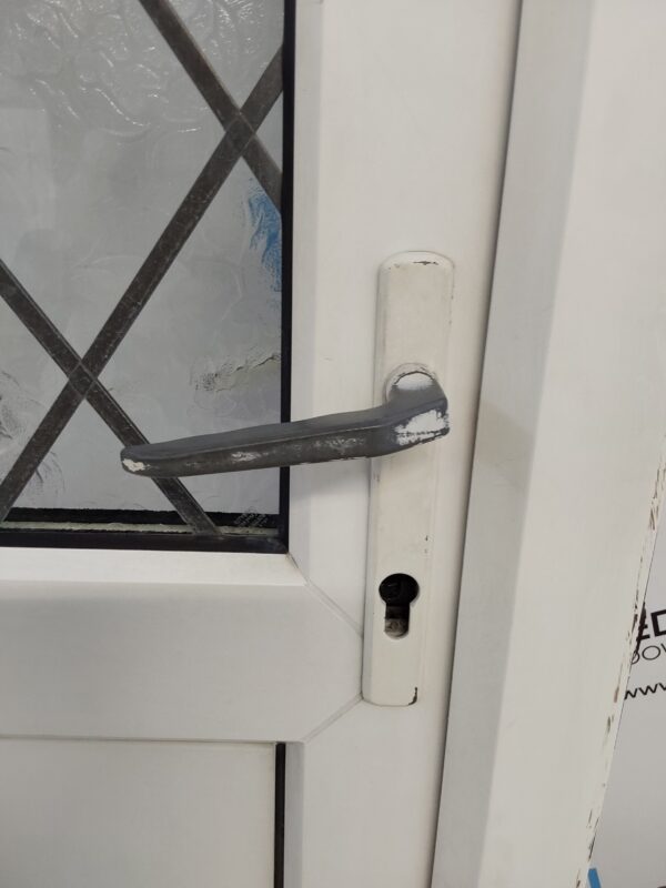 Used White Upvc Back Door 895mm x 2060mm 0339 - Image 4