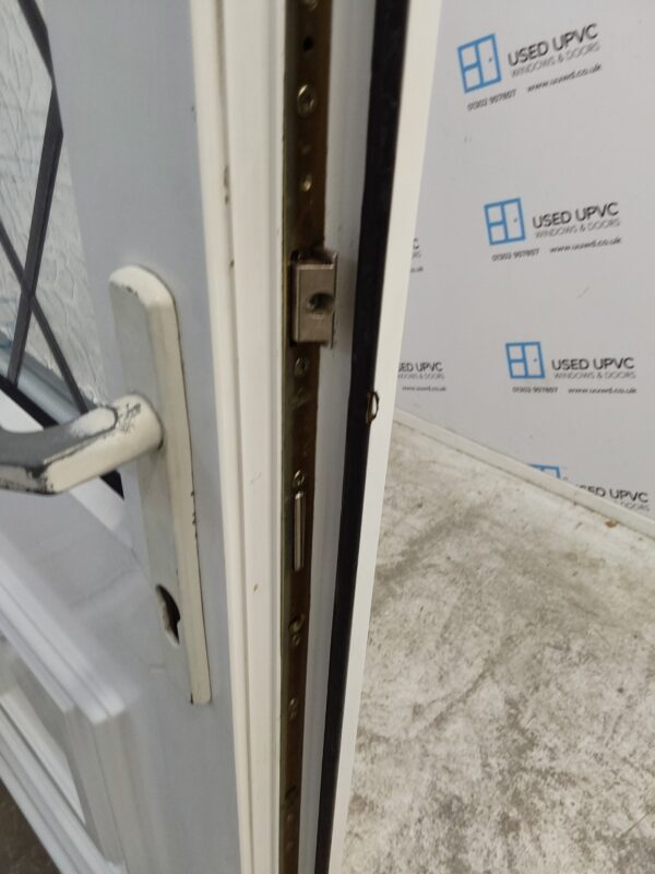 Used White Upvc Back Door 895mm x 2060mm 0339 - Image 7