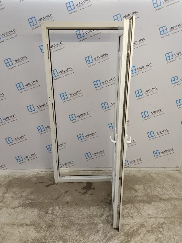 Used White Upvc Front Door 905mm x 2055mm 0584 - Image 3