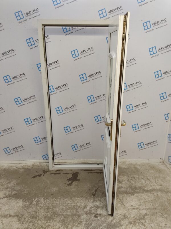 Used White Upvc Front Door 925mm x 2030mm (reduce to 905mm) 0528 - Image 3