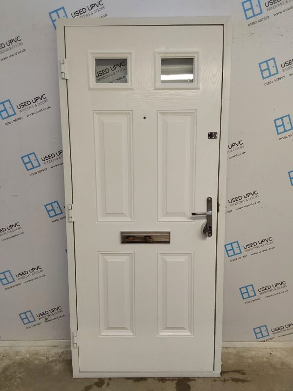 Used White Composite Front Door 925mm x 2100mm 0573 - Image 2