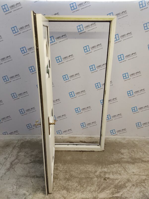 Used White Upvc Back Door 920mm x 2060mm 0724 - Image 3