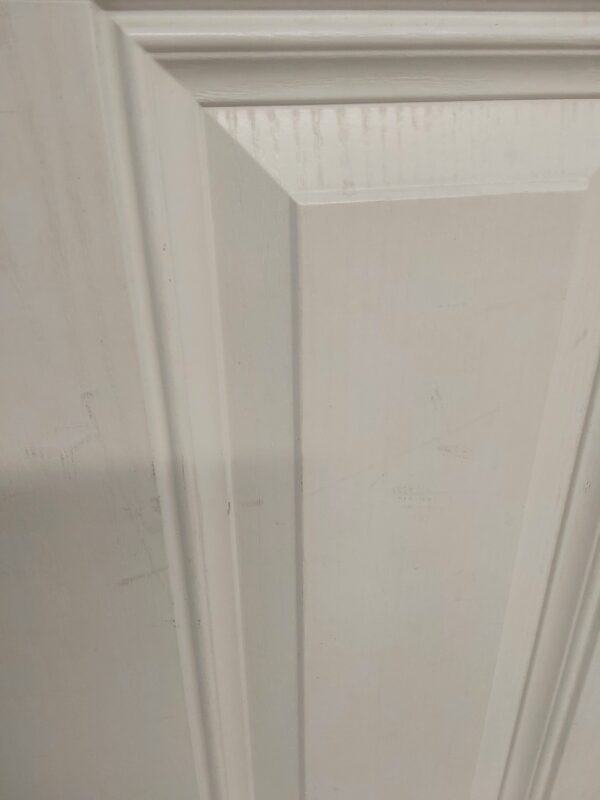 Used White Composite Back Door 820mm x 2070mm 0669 - Image 7