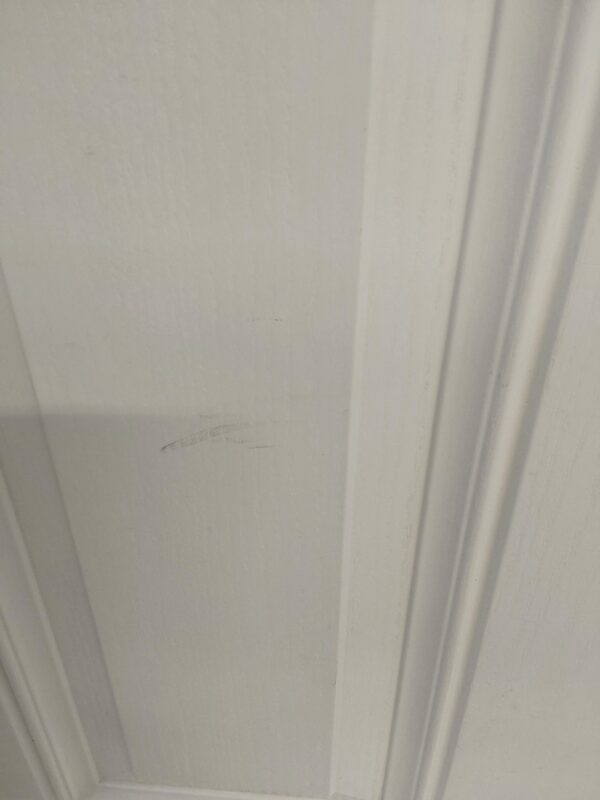 Used White Composite Back Door 820mm x 2070mm 0669 - Image 8