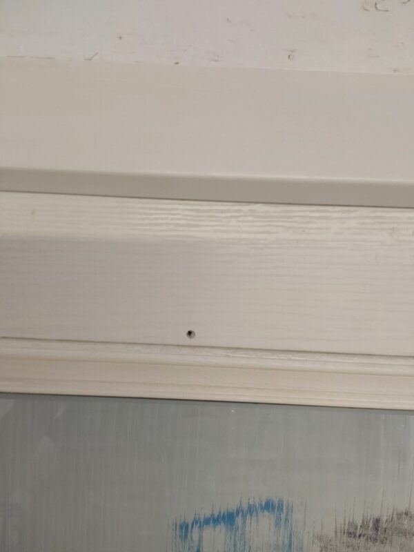 Used White Composite Back Door 820mm x 2070mm 0669 - Image 10