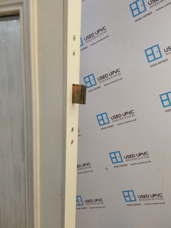 Used White Composite Back Door 820mm x 2070mm 0669 - Image 12