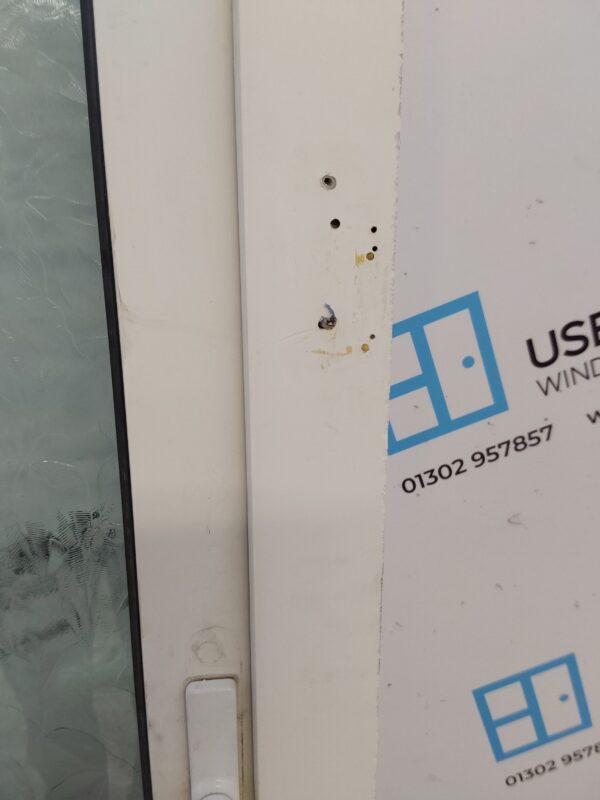 Used White Upvc Back Door 870mm x 2035mm 0607 - Image 6