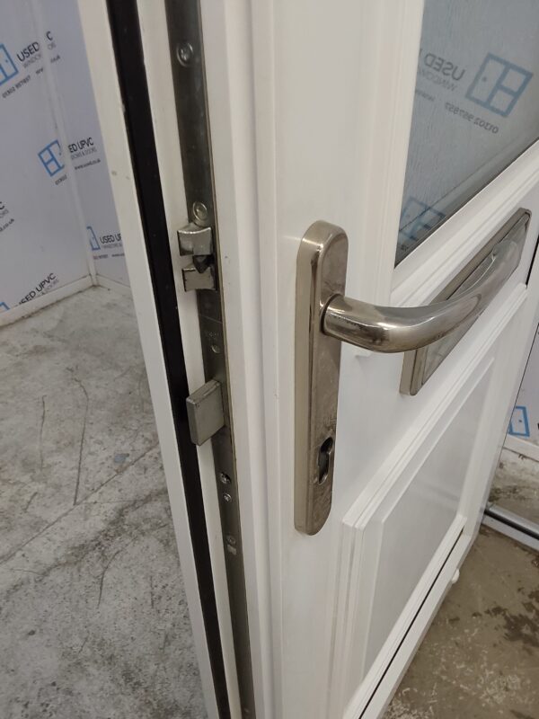 Used White Upvc Front Door 915mm x 2060mm (reduce to 900mm) 0419 - Image 5
