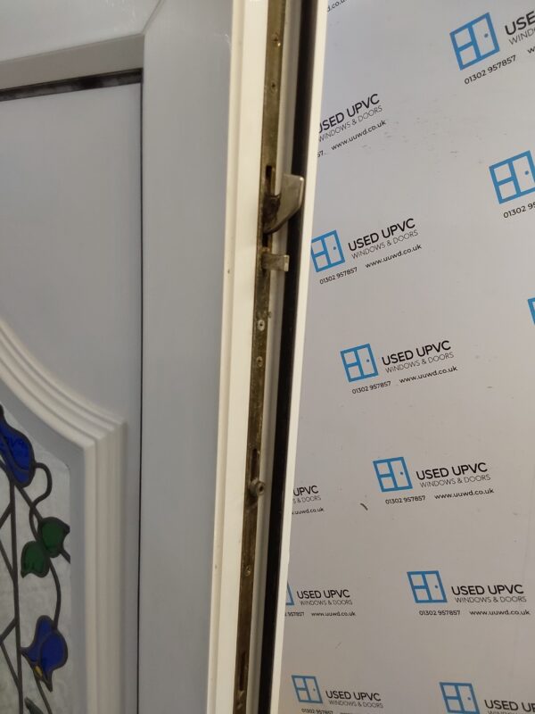 Used White Upvc Front Door 855mm x 2055mm (reduce to 835mm) 0399 - Image 5