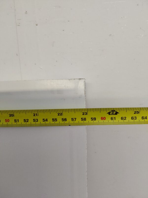 Used White Upvc Front Door Panel 582mm x 1866mm x 28mm UFDP0192 - Image 2
