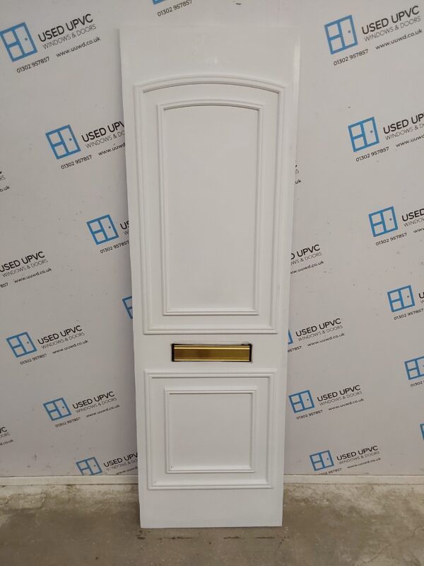 Used White Upvc Front Door Panel 582mm x 1866mm x 28mm UFDP0192 - Image 4
