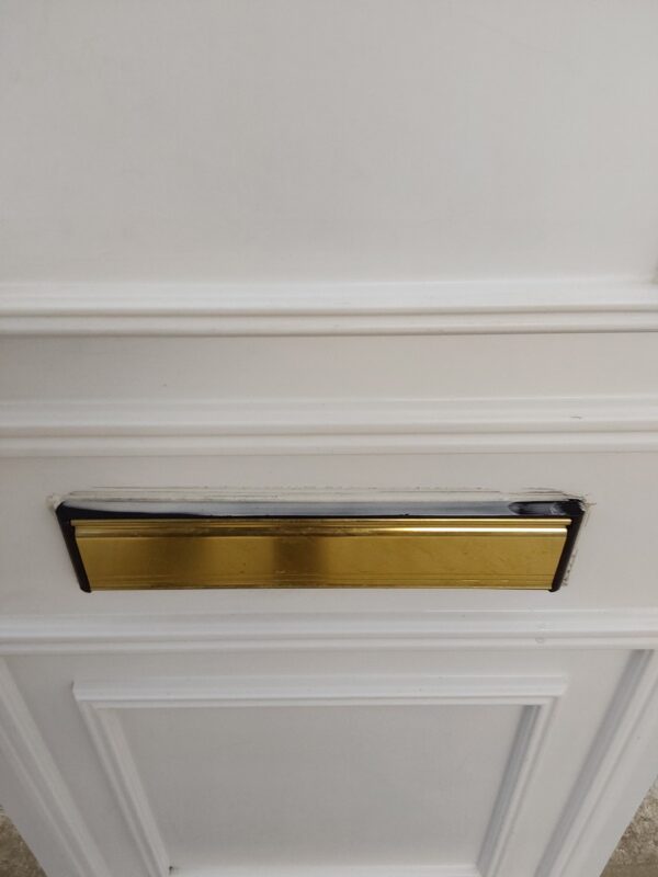 Used White Upvc Front Door Panel 582mm x 1866mm x 28mm UFDP0192 - Image 5