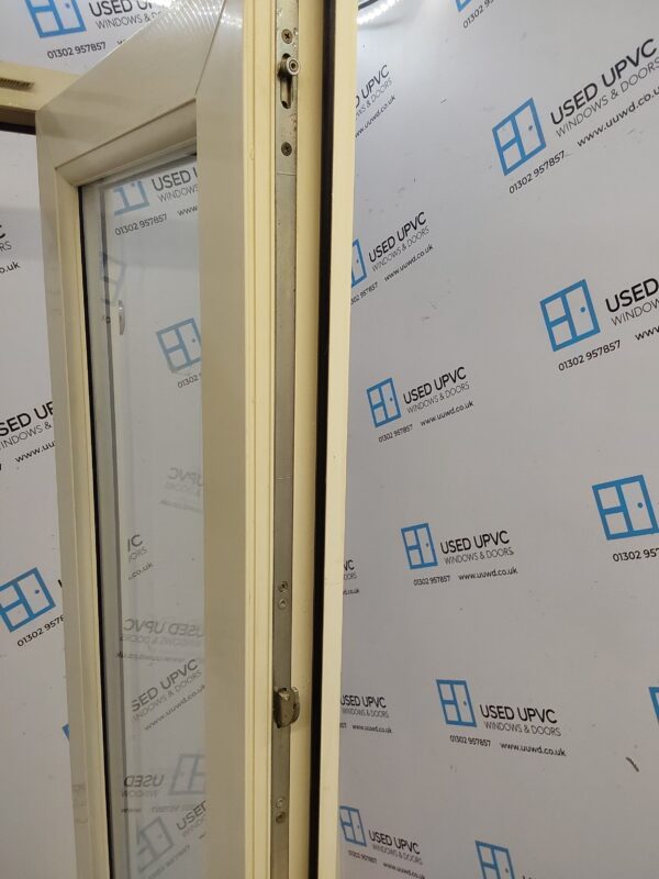 Used Cream Upvc French Doors (Outwards Opening) 1185mm x 2045mm EA1 - Image 3