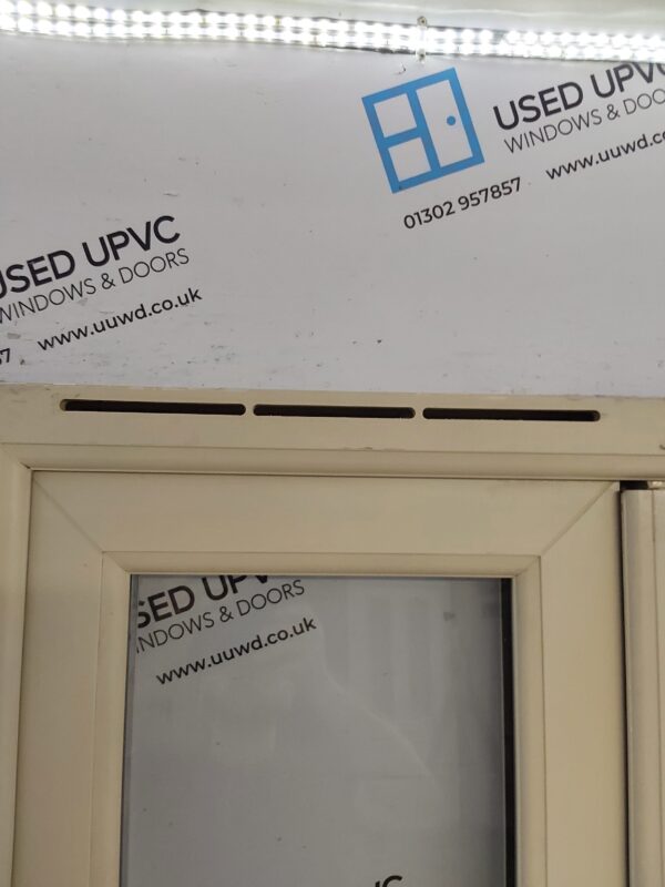 Used Cream Upvc French Doors (Outwards Opening) 1185mm x 2045mm EA1 - Image 7