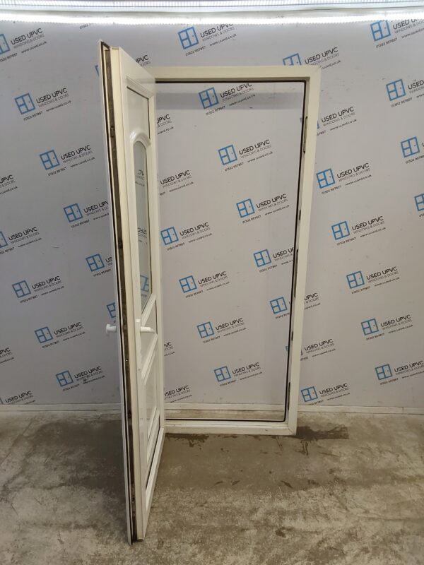 Used White Upvc Back Door (Outwards Opening) 895mm x 2070mm 0803 - Image 2