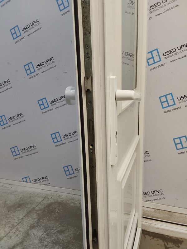 Used White Upvc Back Door (Outwards Opening) 895mm x 2070mm 0803 - Image 4