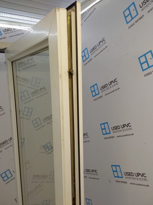 Used White Upvc French Doors 1780mm x 2115mm EA9 - Image 3