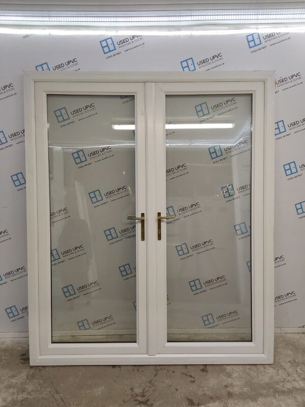 Used White Upvc French Doors 1780mm x 2115mm EA9 - Image 6
