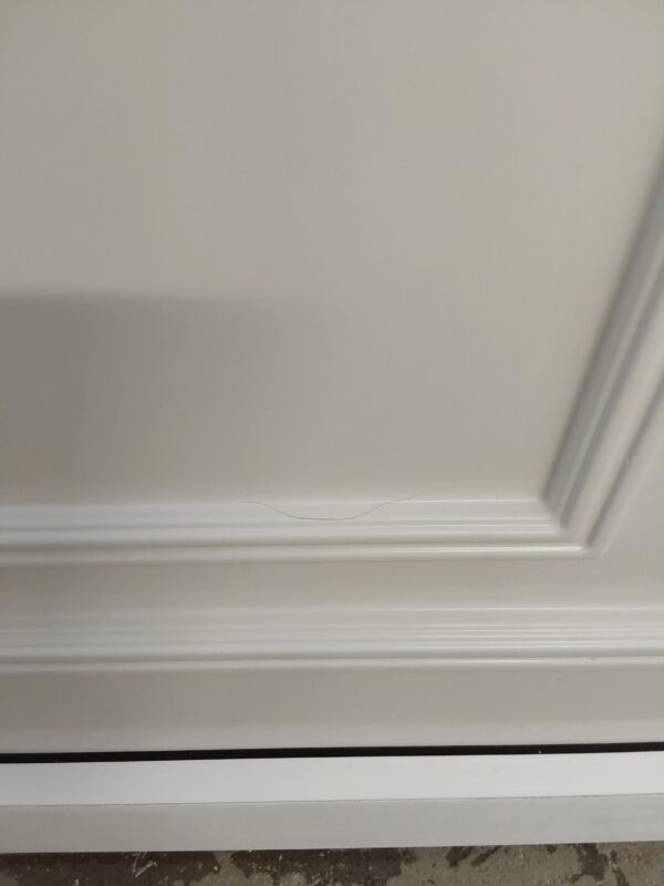 Used White Upvc Front Door 905mm x 2060mm (Reduce To 890mm) 0789 - Image 7