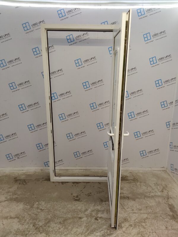 Used White Upvc Front Door 905mm x 2060mm (Reduce To 890mm) 0789 - Image 3