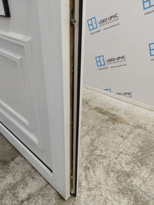 Used White Upvc Front Door 905mm x 2060mm (Reduce To 890mm) 0789 - Image 6
