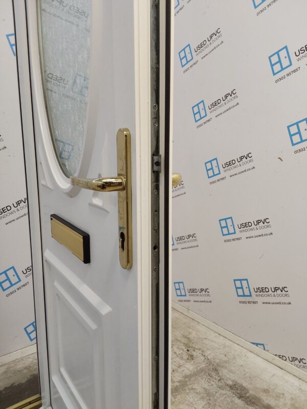 Used White Upvc Front Door 880mm x 2085mm 0755 - Image 5