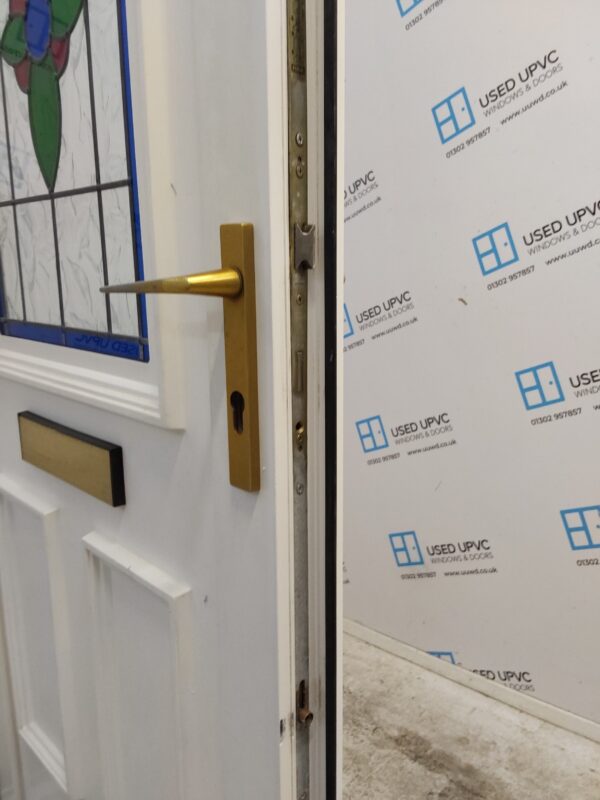 Used White Upvc Front Door 895mm x 2070mm 0703 - Image 5