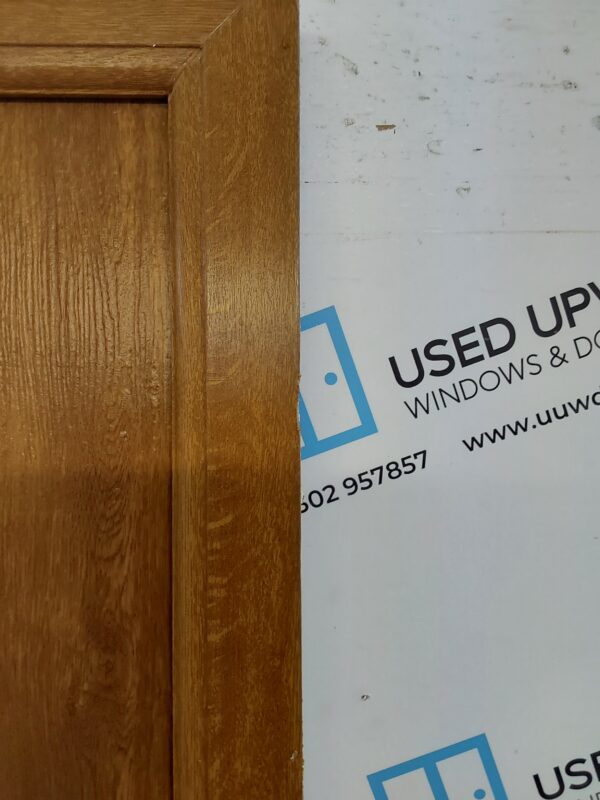Used Oak Composite Front Door 905mm x 2085mm 0694 - Image 9