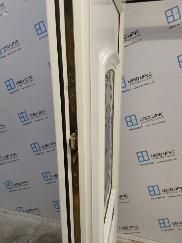 Used White Upvc Front Door 910mm x 2015mm (Reduce To  880mm) 0544 - Image 4
