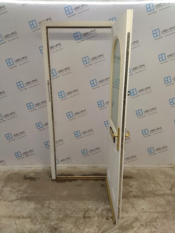 Used White Composite Front Door 900mm x 2080mm 0239 - Image 3