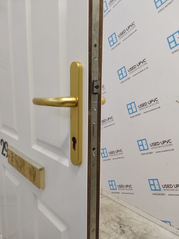 Used White Upvc Front Door 830mm x 2065mm 0189 - Image 5