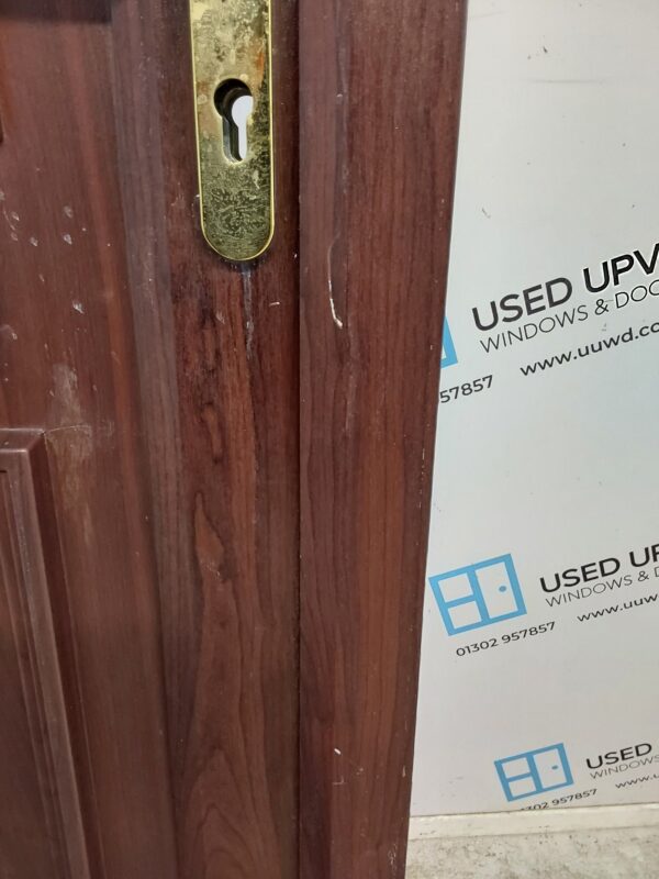 Used Rosewood Upvc Front Door 915mm x 2065mm 0137 - Image 16
