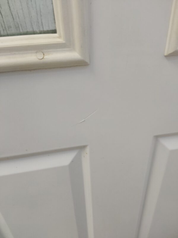 Used White Upvc Back Door 860mm x 1995mm (Reduce To 1975mm) 0094 - Image 7