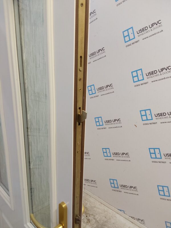 Used White Upvc Back Door 860mm x 1995mm (Reduce To 1975mm) 0094 - Image 4