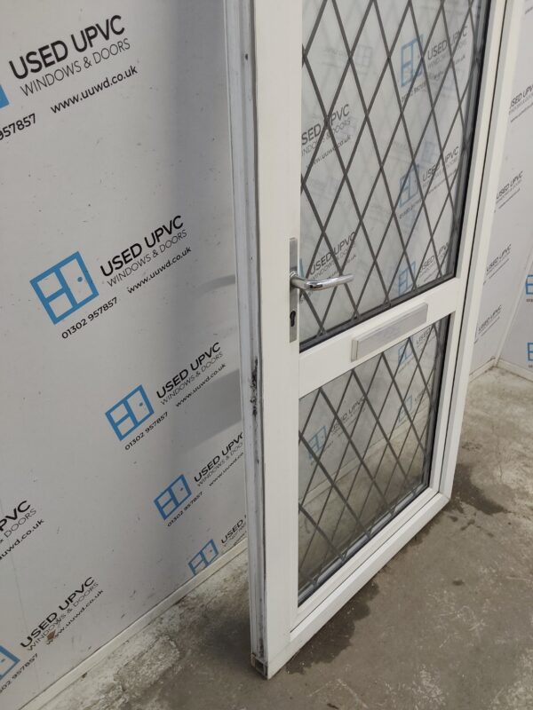 Used White Upvc Front Door 930mm x 2055mm 0064 - Image 7