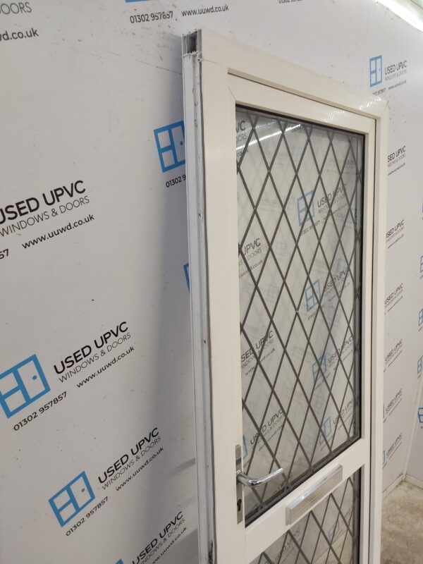Used White Upvc Front Door 930mm x 2055mm 0064 - Image 8