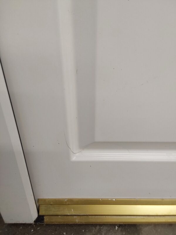 Used White Upvc Back Door 850mm x 2005mm (Reduce To 1985mm) C6003 - Image 7