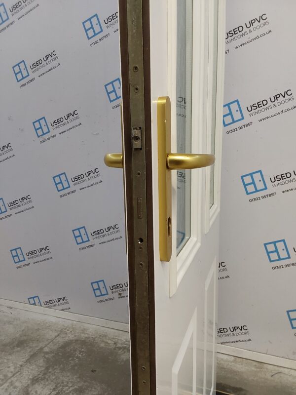 Used White Upvc Back Door 850mm x 2005mm (Reduce To 1985mm) C6003 - Image 5