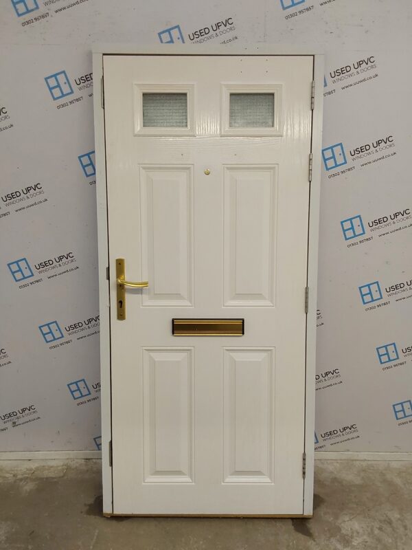 Used White Composite Front Door 915mm x 1965mm C6013 - Image 2