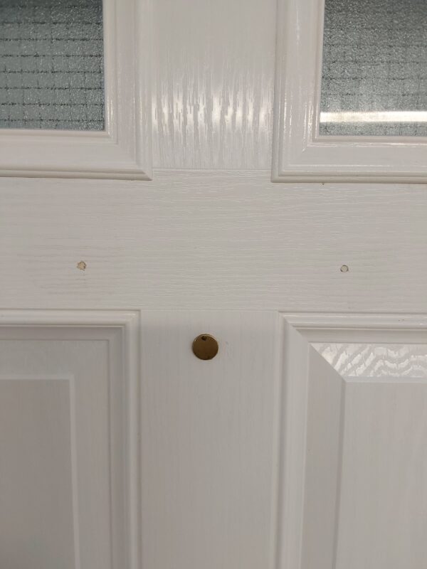 Used White Composite Front Door 915mm x 1965mm C6013 - Image 7