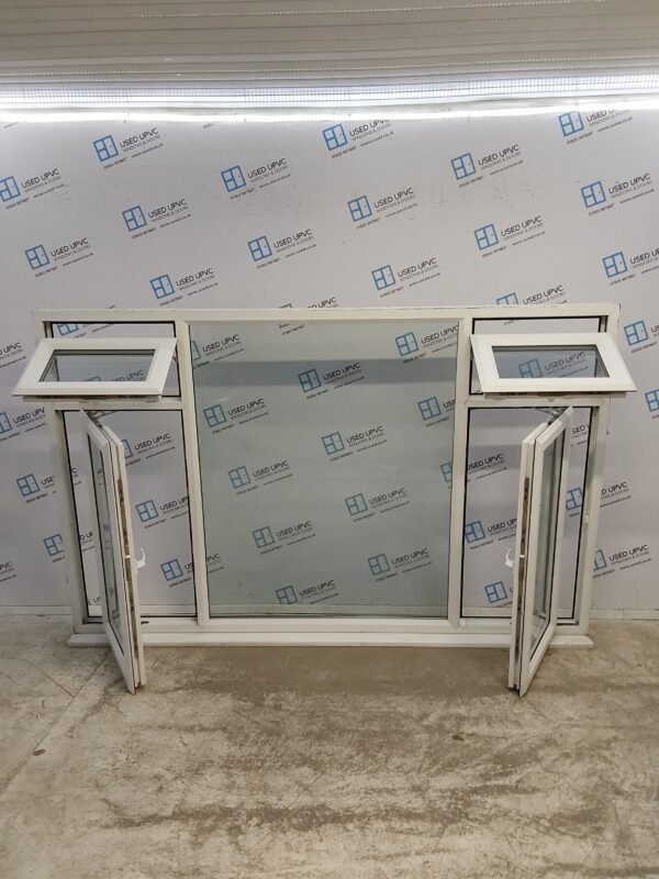 Used White Upvc Window 2385mm x 1530mm LW0047 - Image 3