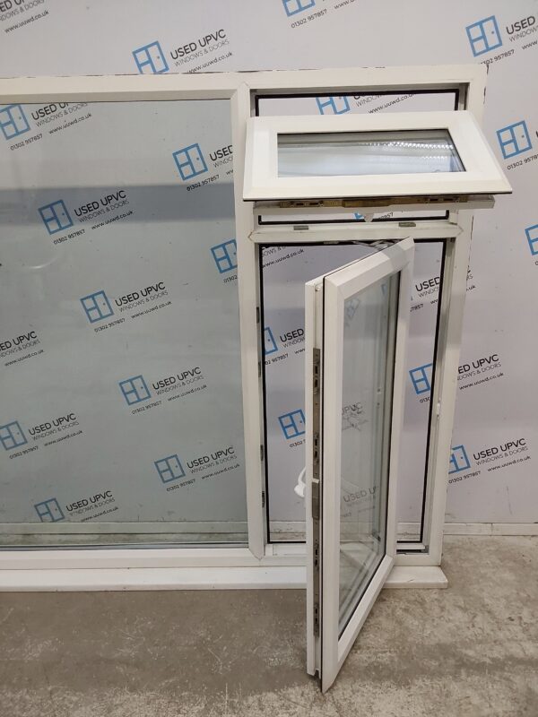 Used White Upvc Window 2385mm x 1530mm LW0047 - Image 6