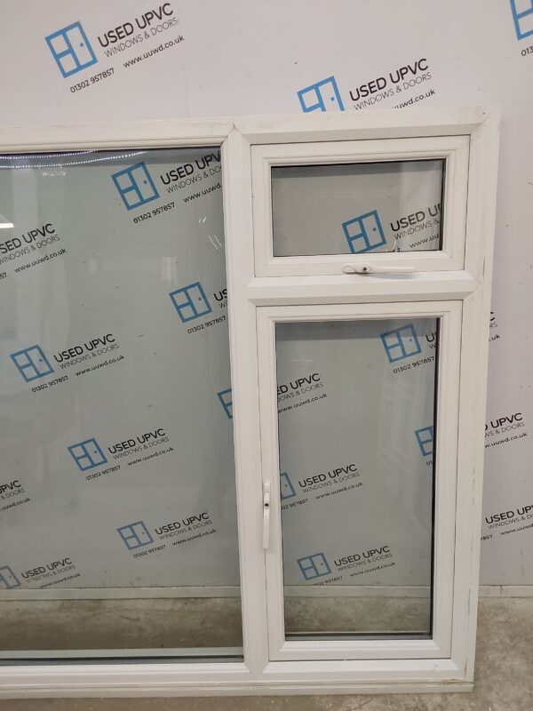 Used White Upvc Window 2385mm x 1530mm LW0047 - Image 9