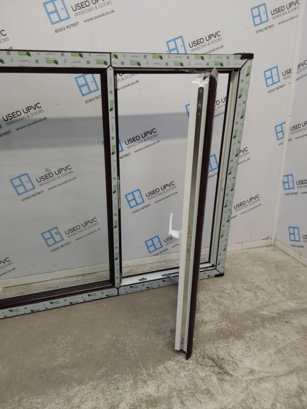 Brand New Rosewood Upvc Window 2420mm x 1160mm LW0065 - Image 7