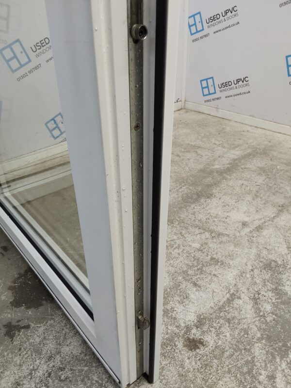 Used White Upvc Full Glass Back Door 840mm x 2030mm 0803 - Image 7