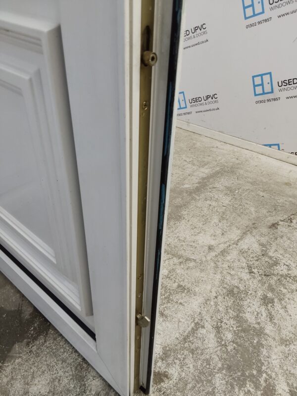 Used White Upvc Back Door 845mm x 2080mm 0732 - Image 9